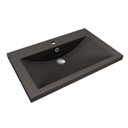 Раковина Florentina Анита 75 см 10.150.00750.302, антрацит, артикул 10.150.00750.302