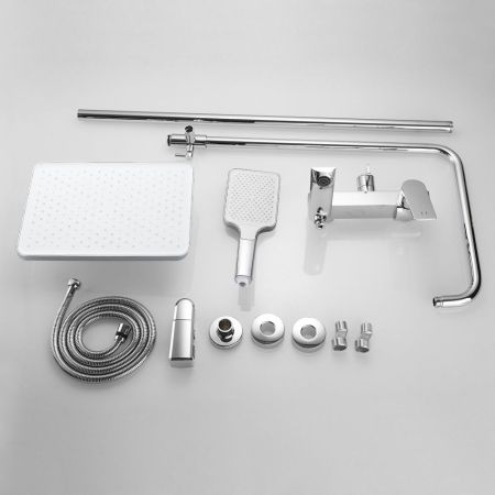 Душевая система Shevanik S9136, хром