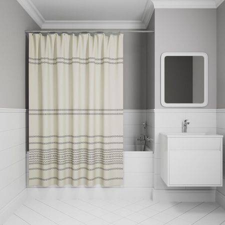 Штора для ванной IDDIS Base 200x240 см, Полиэстер (BD01P24i11), артикул BD01P24i11