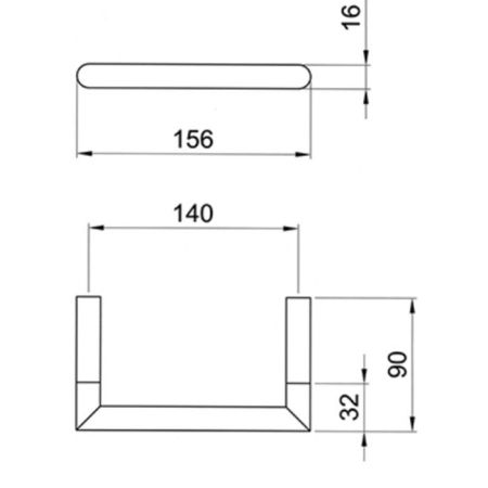 Fantini Young Держатель туалетной бумаги , цвет: Matt Copper PVD, артикул 96 P9 7609
