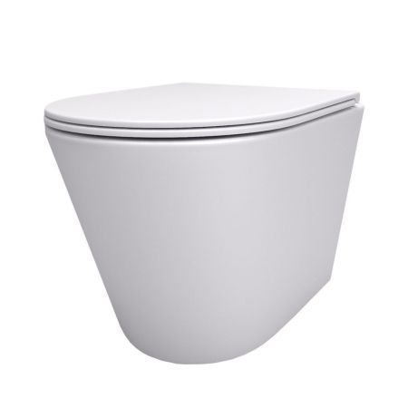 Унитаз подвесной Maretti Florenza безободковый с микролифтом, FL10PBM97-844, белый, артикул FL10PBM97-844