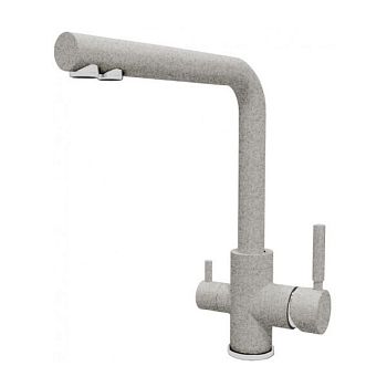 Смеситель для кухни с подключением фильтра Dr. Gans Акцент 339.06H.2123.408, серый