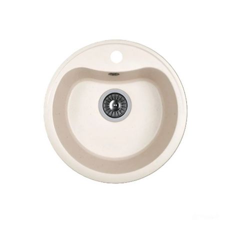 Кухонная мойка Dr. Gans ДОРА 25.015.B0435.401, белый, артикул 25.015.B0435.401