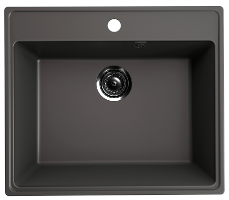 Мойка ULGRAN Quartz асфальт (Forte 580-09), артикул Forte 580-09