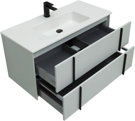 Тумба под раковину Allen Brau Reality 100 1.32007.PWM папирус матовый, артикул 1.32007.PWM