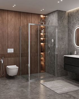 MOLVENO-AHF-31-100/90-C-CR-IV Душевой уголок