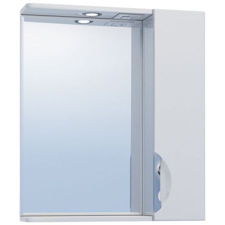 Зеркало со шкафом Vigo Callao 60 R с подсветкой Белое Зеркало со шкафом Vigo Callao 60 R с подсветкой Белое