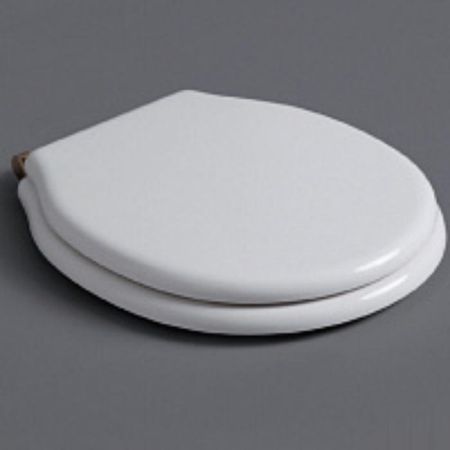 SIMAS Londra Сиденье для подвесного унитаза, цвет белый, петли бронза (микролифт)