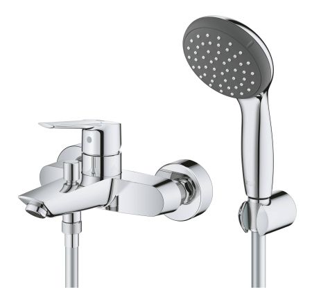 Смеситель для ванны GROHE Start с душевым набором, хром (23413002)