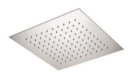 Daniel, квадратная потолочная душевая головка 34х34 см, 1 режим: дождь, цвет хром, артикул A579EFCM34