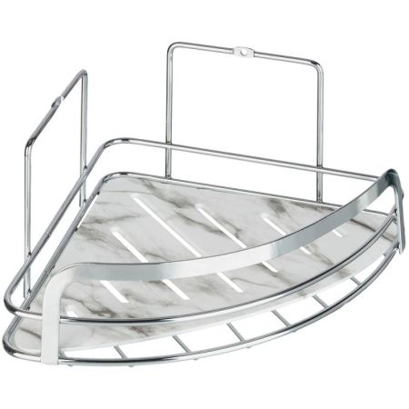 Полка корзина Fora Marble FOR-MAR01-U угловая Хром