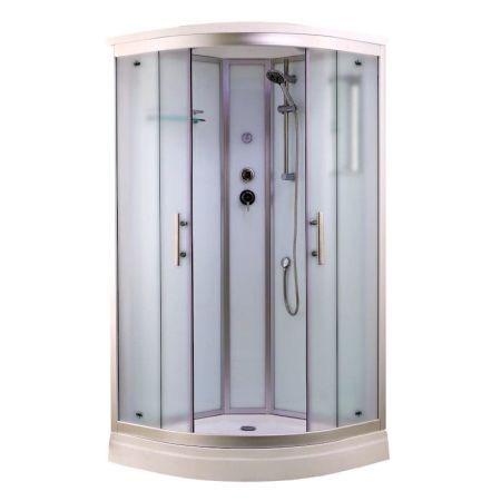 Душевая кабина Timo Standart Silver Fabric T-6601SF, 100x100x220