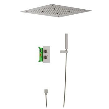 Душевая система встроенная с термостатом Timo Petruma никель (SX-5029/13SM)