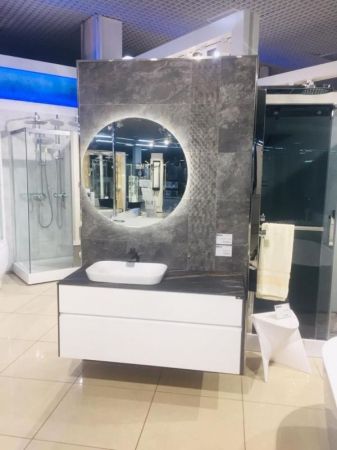 Комплект мебели для ванной Black&White Universe U907.1200 подвесной Белый, артикул 907U1200