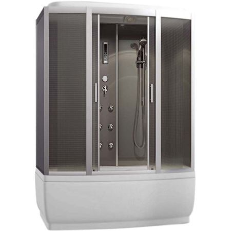 Душевой бокс Arcus AS-126 85x170 профиль Хром стекла матовые фактурные