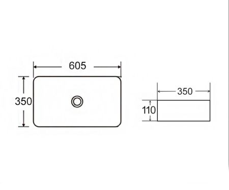 Раковина чаша Bronze de Luxe Lacio 1061BM, белый, артикул 1061BM