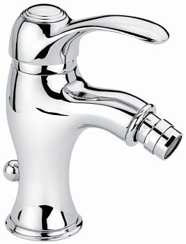 Emmevi Harmony, однорычажный смеситель для биде с донным клапаном, цвет хром