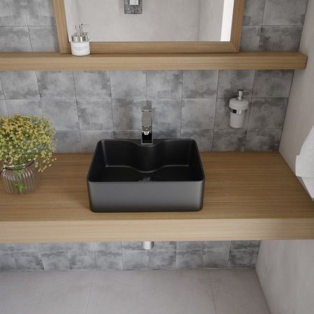 Раковина чаша Maretti UM13NS41-560, черная, артикул UM13NS41-560