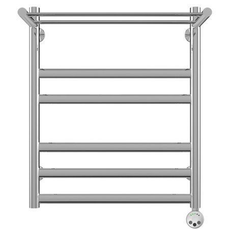 Электрический полотенцесушитель Terminus Хендрикс П6 500x596 4660059921273 с полкой Хром