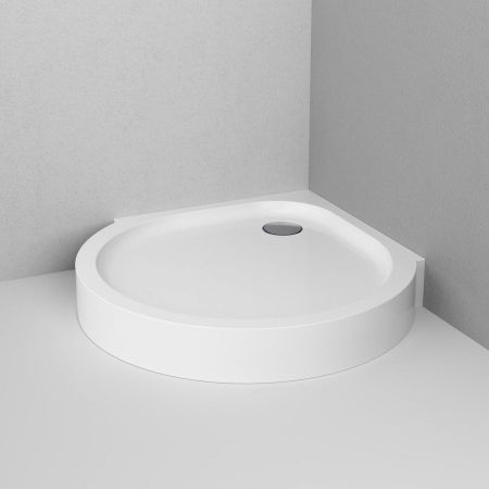 W83T-333-095W Like Round 95 Поддон для душ. Ограждения 95x95, белый акрил