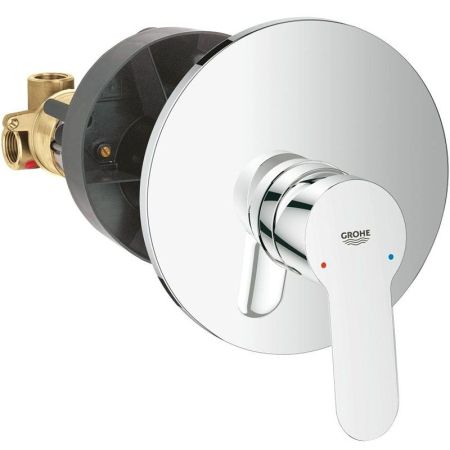 Смеситель для душа GROHE BauEdge (внешняя и встраиваемая части), хром (29078000), артикул 29078000