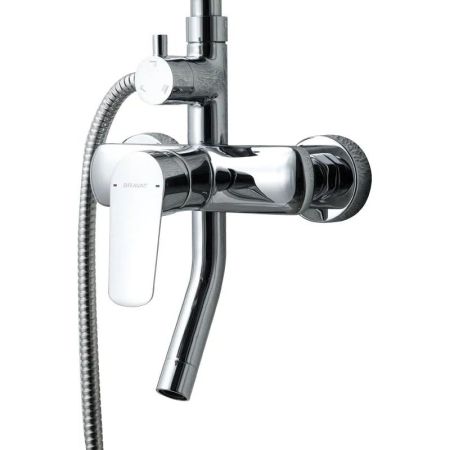 Душевая система Bravat Rhein F6429564CP-A-ENG, хром, артикул F6429564CP-A-ENG