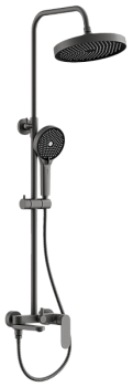 Душевая система BELZ B24713-3, оружейная сталь