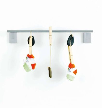 Stil Haus Quid, настенная стеклянная мыльница, цвет хром, артикул Q09(08)