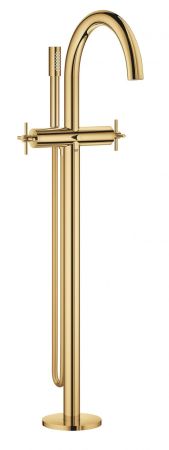 Смеситель для ванны GROHE Atrio New двухвентильный, напольного монтажа, холодный рассвет глянец (25044GL3)