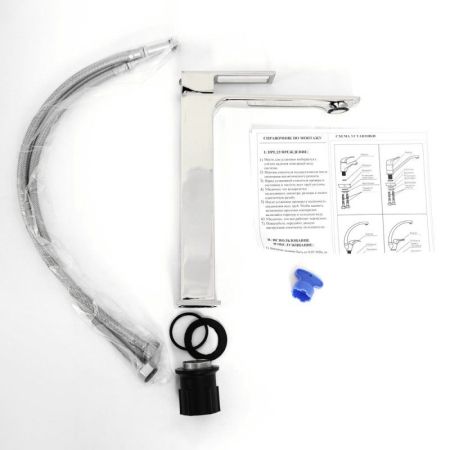 LUCE Смеситель для накладных раковин, без донного клапана, золото LUC-LMC-ORO-W0, артикул LUC-LMC-ORO-W0