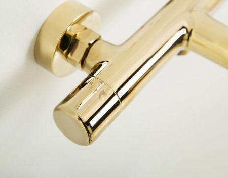 Смеситель для ванны и душа BelBagno UNO UNO-VASM-ORO, артикул UNO-VASM-ORO