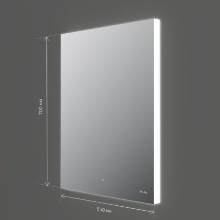 M85MOX10551S X-Joy Зеркало с интерьерной Led подсветкой, ИК-сенсорром, 55 см, артикул M85MOX10551S