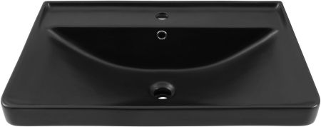 Раковина Aquanet Ирис 70 черная матовая