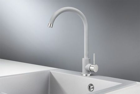 Смеситель для кухни GRANULA (ST-4031, АЛЮМИНИУМ), артикул ST-4031, АЛЮМИНИУМ