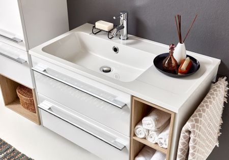 Marlin 3250star, раковина из минерального литья правая 80,5 см, цвет белый, артикул MWSTA8R