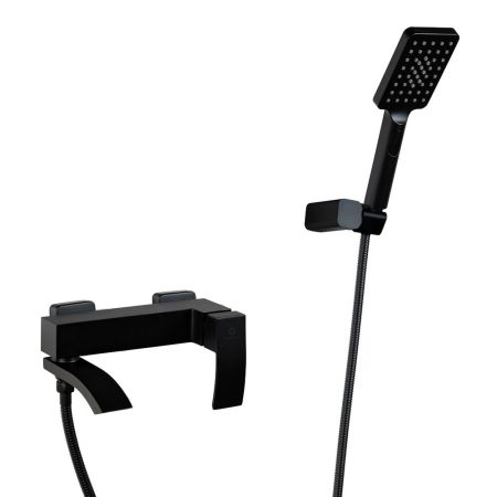 Смеситель для ванны FILARETE Waterfall FL2110BL, черный, артикул FL2110BL