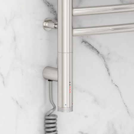 Полотенцесушитель электрический "БОГЕМА 3.0" 800х400 / МЭМ левый (Без покрытия), артикул 00-5802-8040