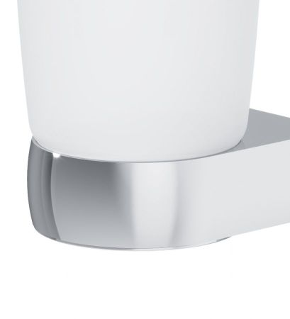 A3034300 Sensation, Стеклянный стакан с настенным держателем, хром, шт