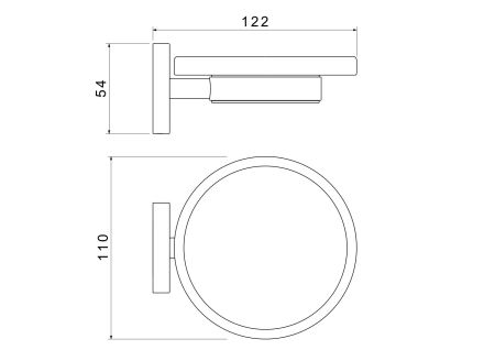 Мыльница AQUATEK AQ4103CR ЕВРОПА, артикул AQ4103CR