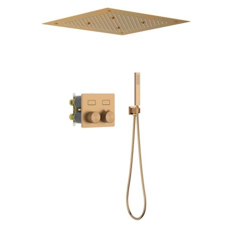 Душевая система встроенная с термостатом Timo Petruma розовое золото (SX-5209/19SM), артикул SX-5209/19SM