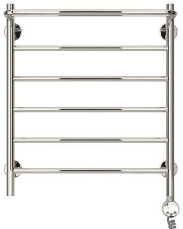 Электрический полотенцесушитель СТИЛЬЕ "Формат 20 ТП" 600х500 (Полка + 5) П16 (Без покрытия)