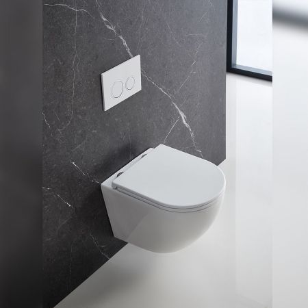 Унитаз подвесной Terminus Аврора (Торнадо 3.0) 01WM49x36W, белый