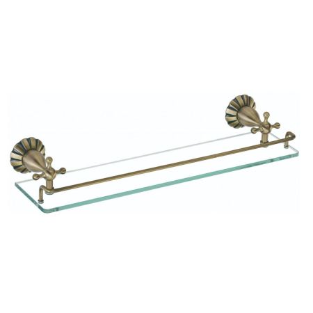 Полка стеклянная Savol S-08991C, бронза, артикул S-08991C