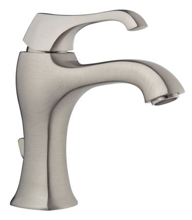 Смеситель Ares с донным клапаном для раковины, цвет зачищенный никель