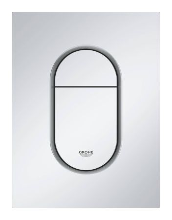 Панель смыва для унитаза GROHE Arena Cosmopolitan, размер S, матовый хром (37624P00), артикул 37624P00