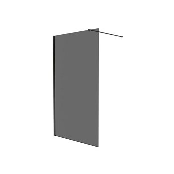 Душевая перегородка Knotlor WI120TG0GM 120х200, оружейная сталь