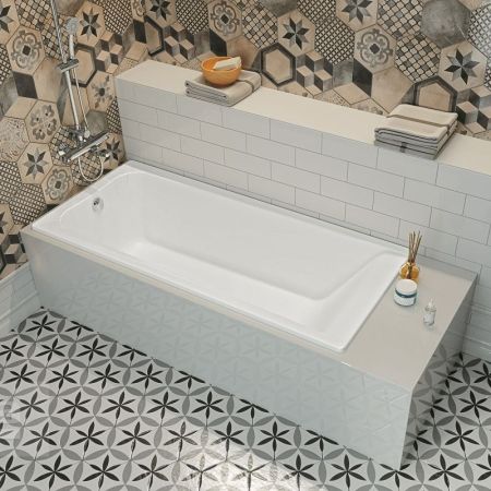 Ванна ROCA ELBA (170*75) 248507000 (белый, перелив стандарт.), шт, артикул 248507000