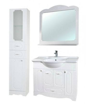 Шкаф пенал Bellezza Кантри 40 Белый, артикул 4629905110018