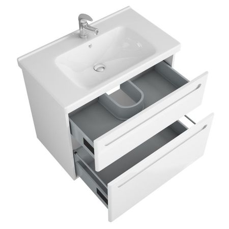 Тумба под раковину Owl 1975 Otalia 80 OW04.06.00 подвесная Белая, артикул OW04.06.00