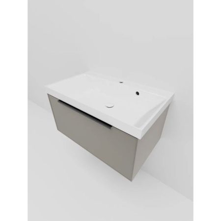 Тумба под раковину подвесная La Fenice SIMPLA FNC-01-SIM-C-80, бежевая, артикул FNC-01-SIM-C-80